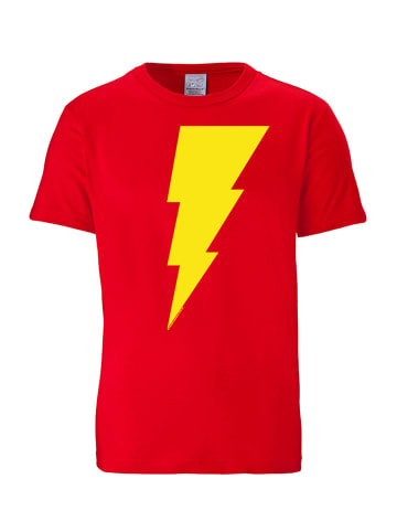 Logoshirt T-Shirt DC Comics - Shazam in rot