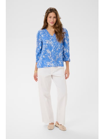 Cream Langarm-Bluse CRTiah Regular fit in Blue Toile