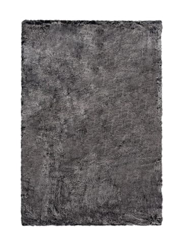 Kayoom Hochflor Teppich Tender 125 in anthrazit - rechteckig