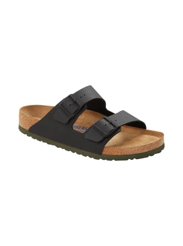 Birkenstock Pantoletten Arizona Weichbettung BF in Schwarz