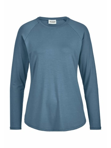 Hessnatur Longsleeve in kristallblau