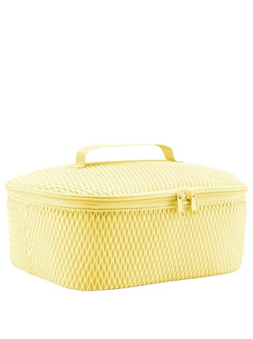 Reisenthel thermo coolerbag M - Brotzeitbox 28 cm (twist powder blue) in mesh lemon