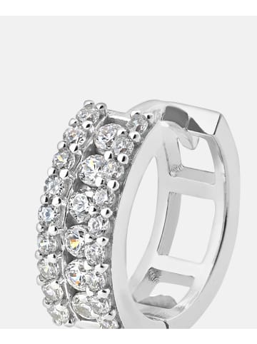 Diamant L'éternel Ohrringe aus 375 Weißgold mit Zirkonia