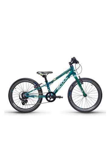 S'COOL Kinderfahrrad -  liXe 20 Zoll 7-Gang - Dark Green/Mint