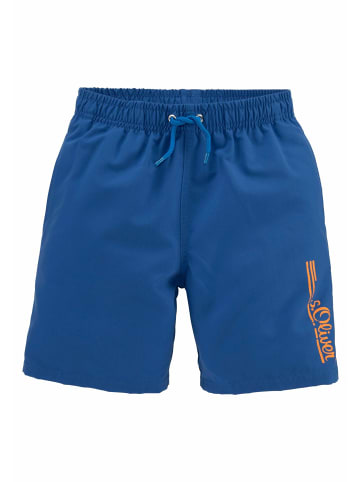 S. Oliver Badeshorts in royalblau