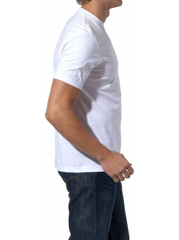 OLYMP  Rundhals T-Shirt für Herren in weiß