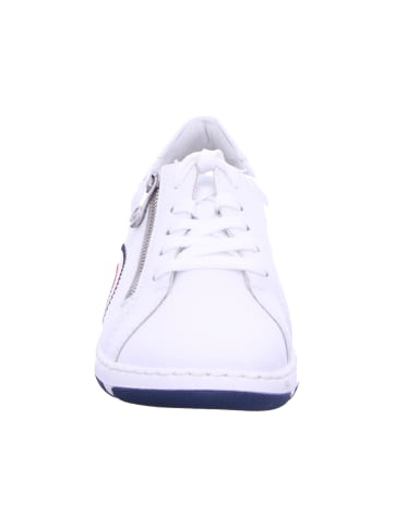 rieker Schnürschuhe in weiss/weiss
