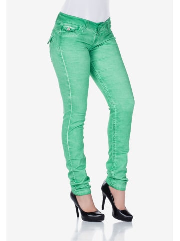 Cipo & Baxx Jeanshose in Green