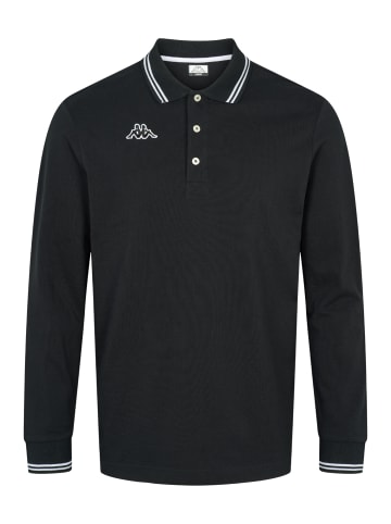 Kappa Langarm-Poloshirt KMLogo Maltax 5 in Black