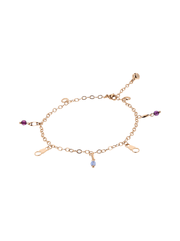 gaya Women Anklet in Rose Gold Purple