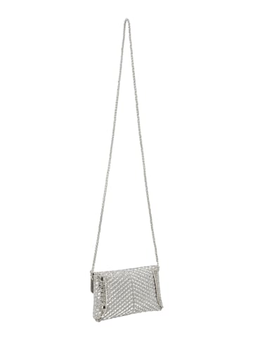 faina Women Flap Bag in Silver