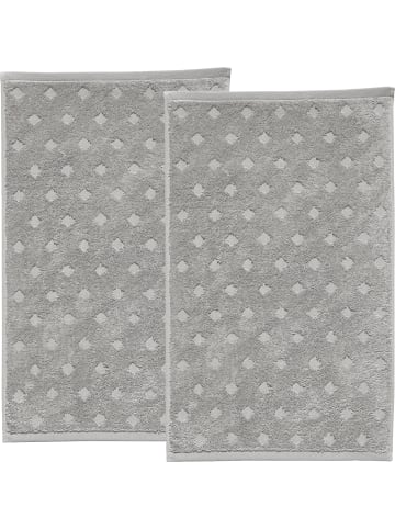 Erwin Müller Frottier Gästetuch 2er-Pack Baden-Baden in hellgrau