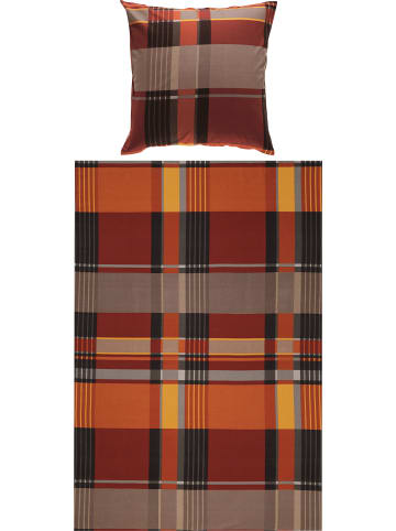 Erwin Müller Mako-Satin Bettwäsche in terra