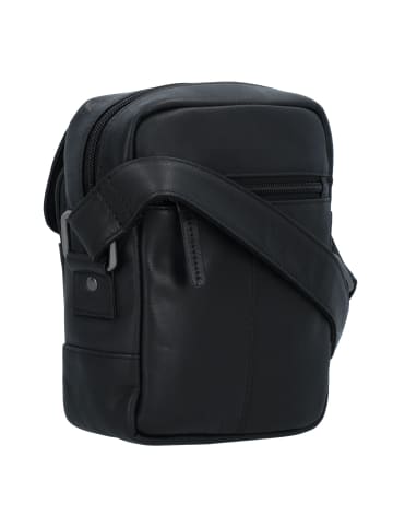 Greenburry Fiorentina Mini Bag Umhängetasche Leder 16 cm in black