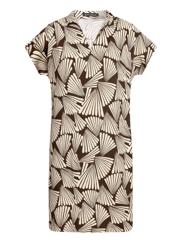 Betty Barclay Sommerkleid ohne Arm in Braun/Beige