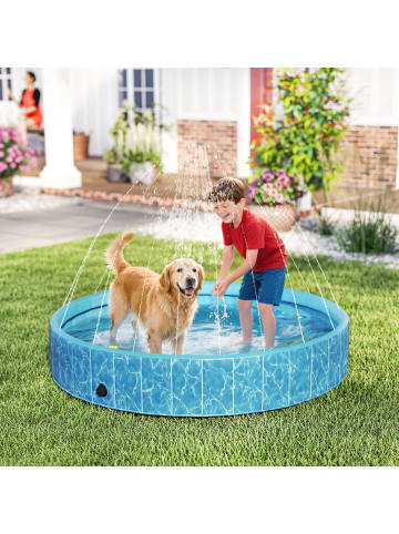 Pawhut Hundepool Ø120 x 30H cm