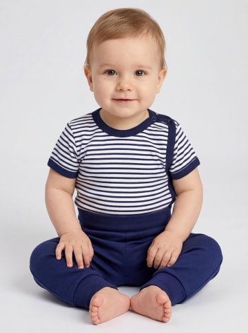 TupTam Baby Jungen Kurzarm Wickelbody 5er Set in grau/weiß