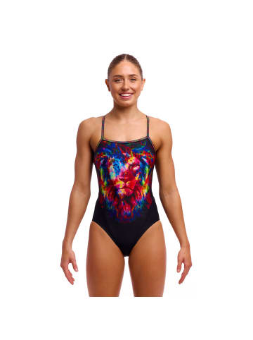 Funkita Pride Alive Schwimmanzug chlorbeständig und schnelltrocknend in bunt