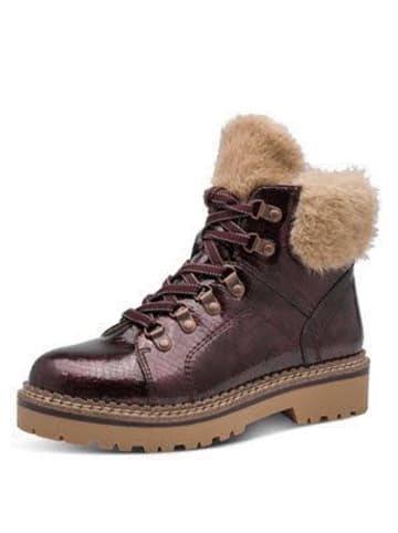 Tamaris Damen Winterschuhe warm in Rot