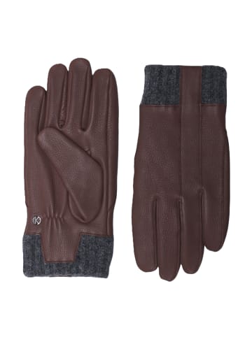 Kessler Otis Handschuhe Leder in dark brown