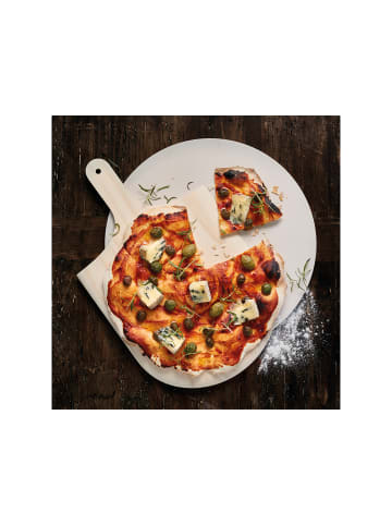 Funktion Pizzabackstein in Creme