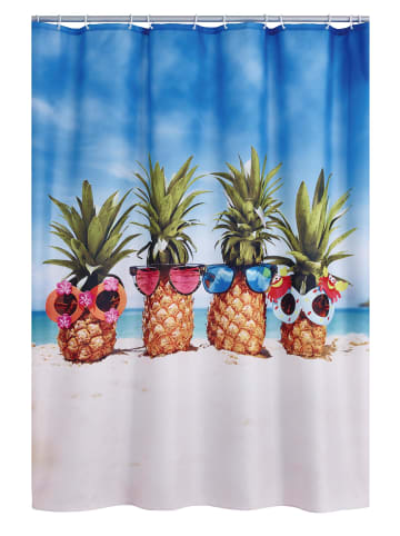 RIDDER Duschvorhang Textil Funanas multicolor 180x200 cm