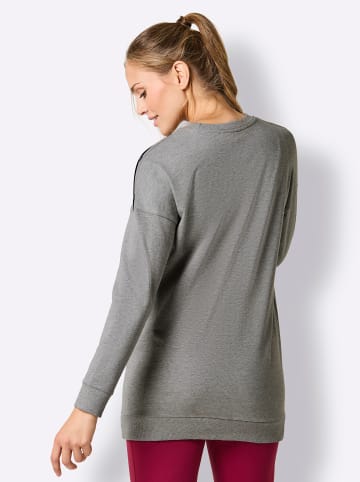 WITT WEIDEN Sweatshirt in grau-meliert