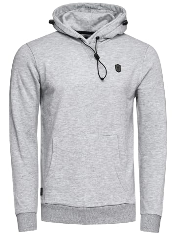 Rusty Neal Kapuzen-Sweatshirt mit Masken-Funktion in Grau