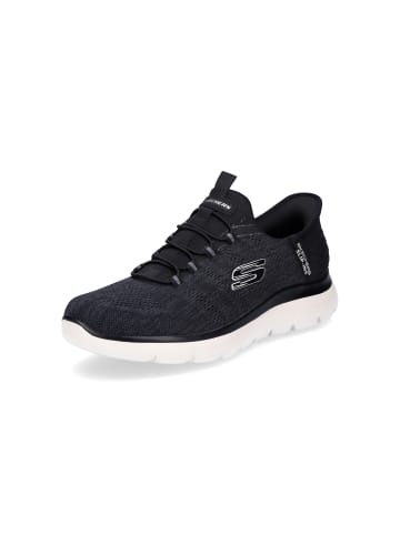 Skechers Slip-in Sneaker Summits Key Pace in Schwarz Grau