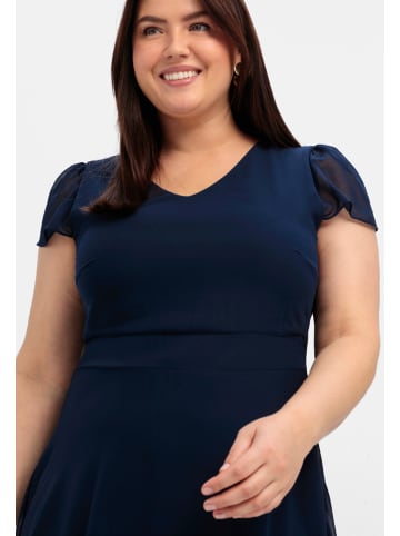 sheego Abendkleid in marine