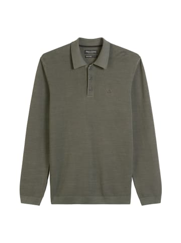 Marc O'Polo Langarm-Poloshirt Piqué regular in Copley Brown