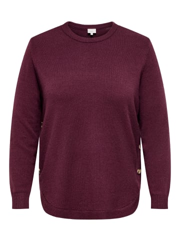 ONLY Carmakoma Strickpullover in Fig