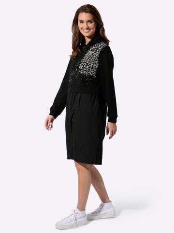 WITT WEIDEN Sweatkleid in schwarz-weiß