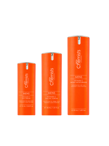 skinChemists Fortschrittliche Vitamin C Vorbeugungsroutine für Männer