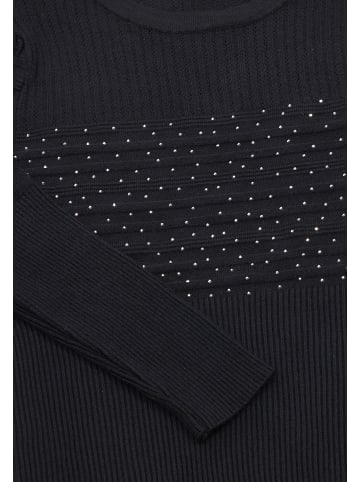 bling bling by leo Damen Strickpullover in Schwarz