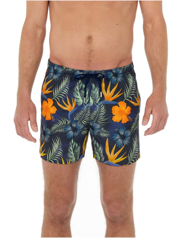 HOM Beach Boxer Tiki in navy print