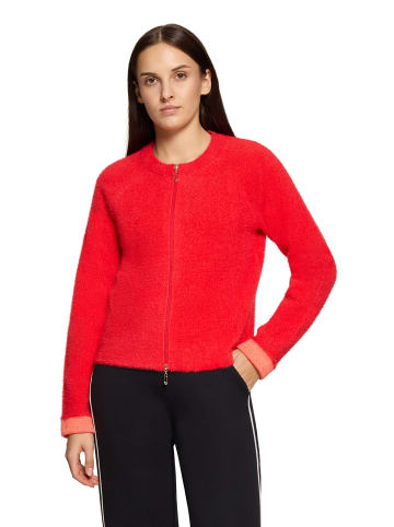 Betty Barclay Casual-Strickjacke mit Reißverschluss in High Risk Red