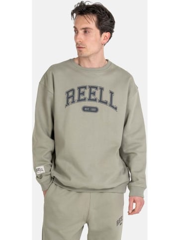 Reell Sweatjacke "Team Crewneck" in Grün