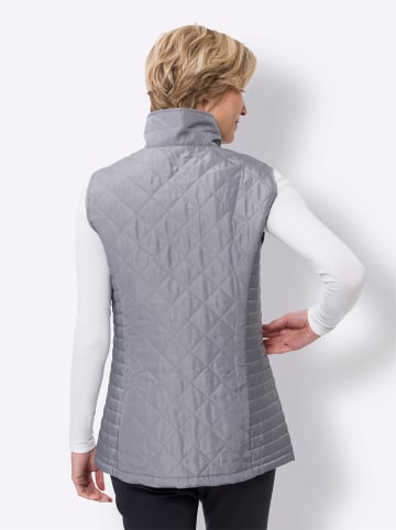 Sieh an! Steppweste in steingrau