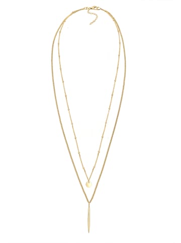 Elli Halskette 925 Sterling Silber Geo in Gold