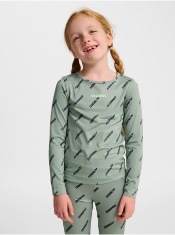 Hummel T-Shirt Hmlsilje Gymnastik Mädchen in ICEBERG GREEN