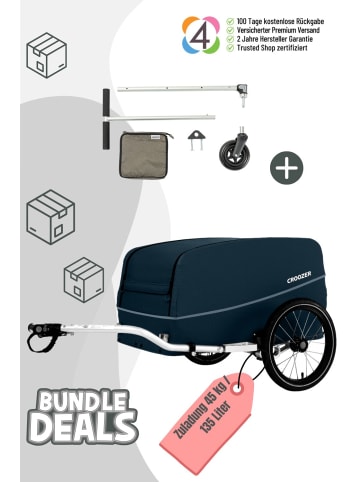 Croozer CROOZER Cargo Tuure Picknick-Party-Bundle - Farbe: Blueberry Blue