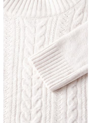 Street One Pullover in cream white melange