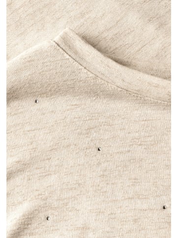 Cecil Shirt mit Dekosteinen in Beige