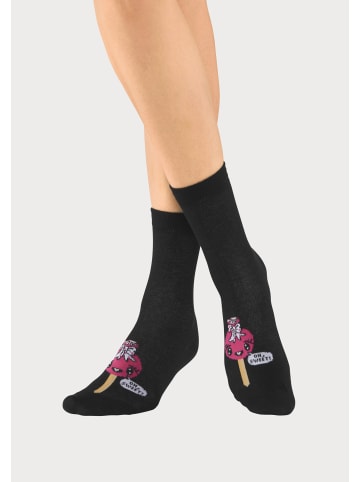 H.I.S Socken in schwarz