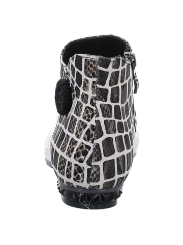 SIMEN Stiefeletten in weiss/grau