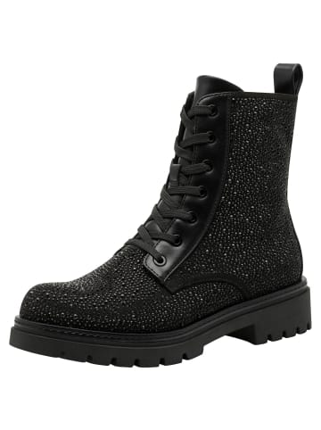Marco Tozzi Stiefelette in BLACK GLITTER
