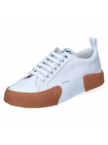 Superga Low Sneaker STRIPE BIG PUMPERS in Weiß