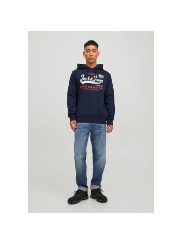 Jack & Jones Hoodie Hoodie Logo Kapuzensweatshirt Navy L in Navy Blau