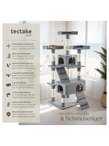 tectake Katzenbaum Barney 170 cm Diverse Farben